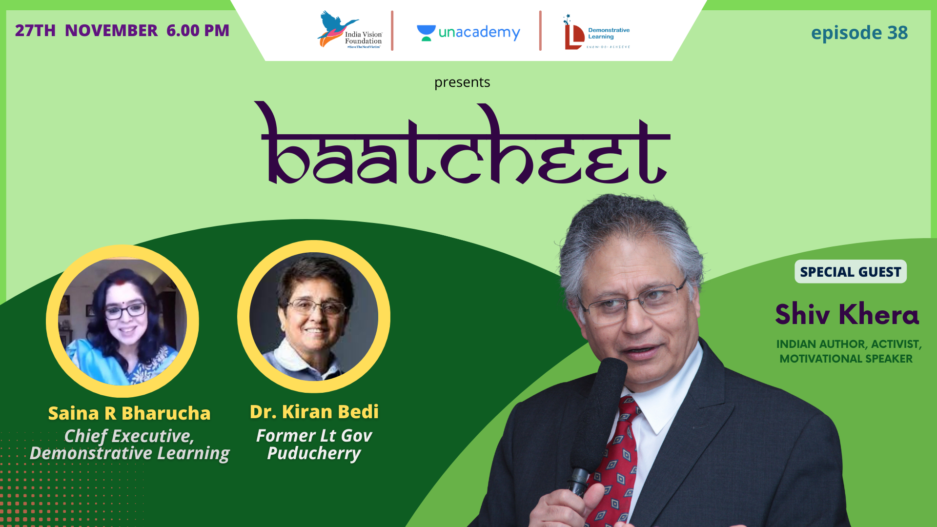 Baatcheet 38 with Shiv Khera